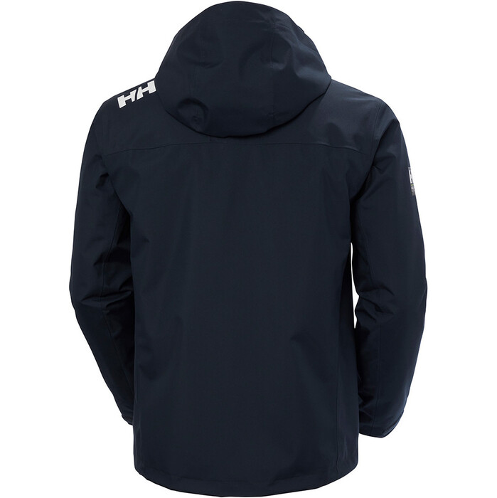 2024 Helly Hansen Mens Crew Hooded Midlayer Sailing Jacket 2.0 34442 - Navy